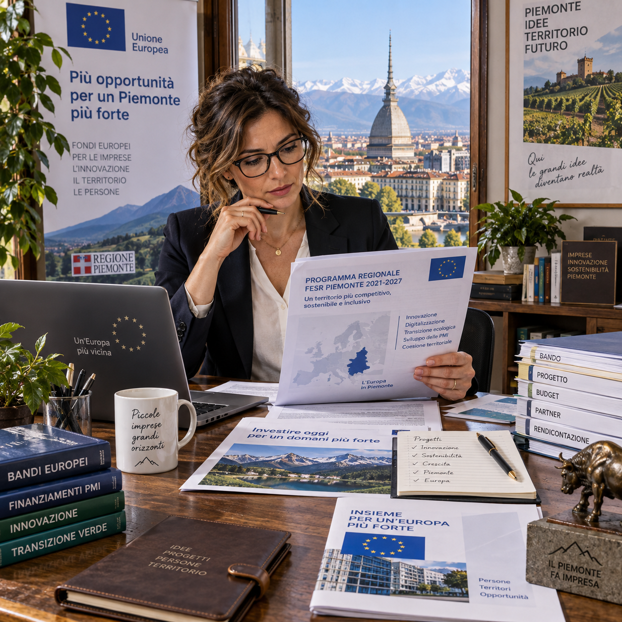 Bandi e finanziamenti FESR 2026 per PMI piemontesi: la guida completa ai fondi europei